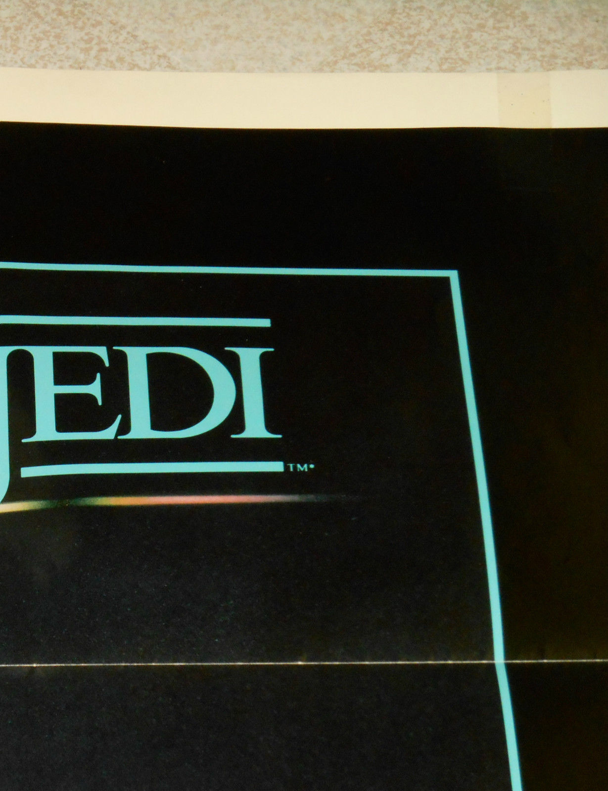 original RETURN OF THE JEDI one-sheet poster George Lucas Harrison Ford