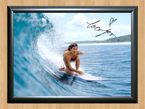 Coco Ho Surfing Surfer Surf Signed Autograph A4 Poster Photo Print Naked Nude 1