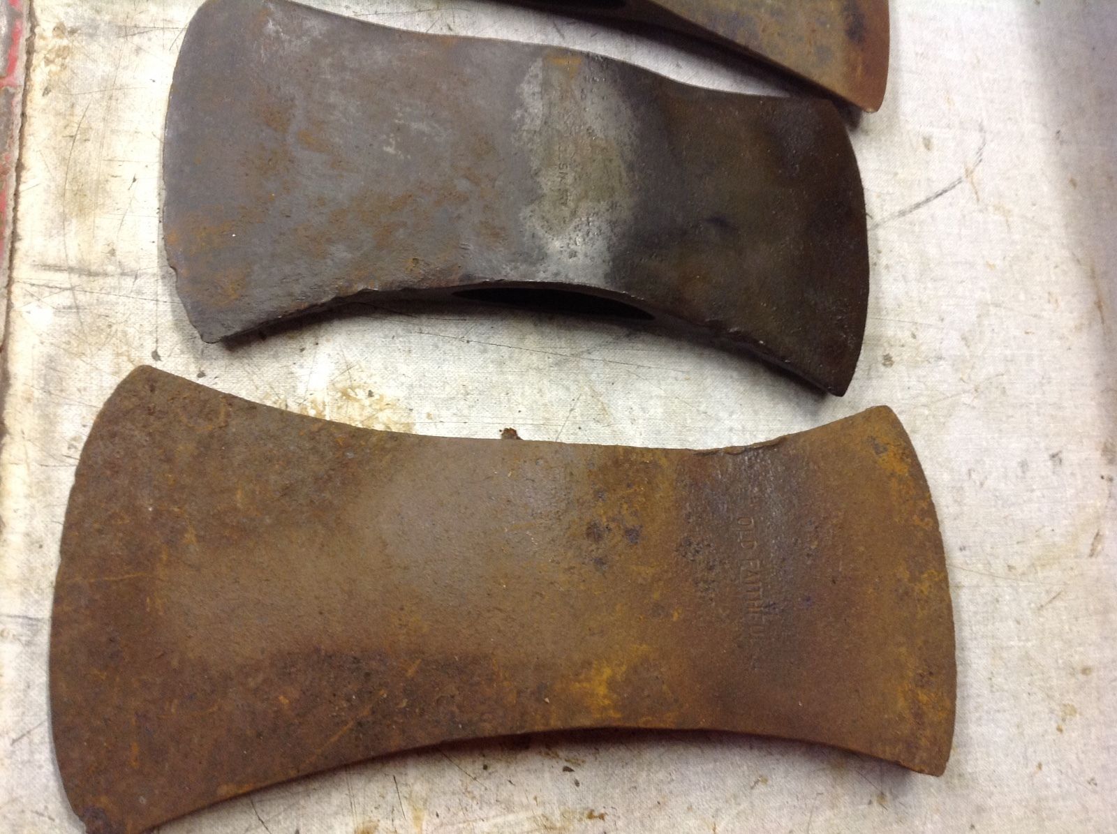 - Lot of Vintage Antique Axe Heads ,