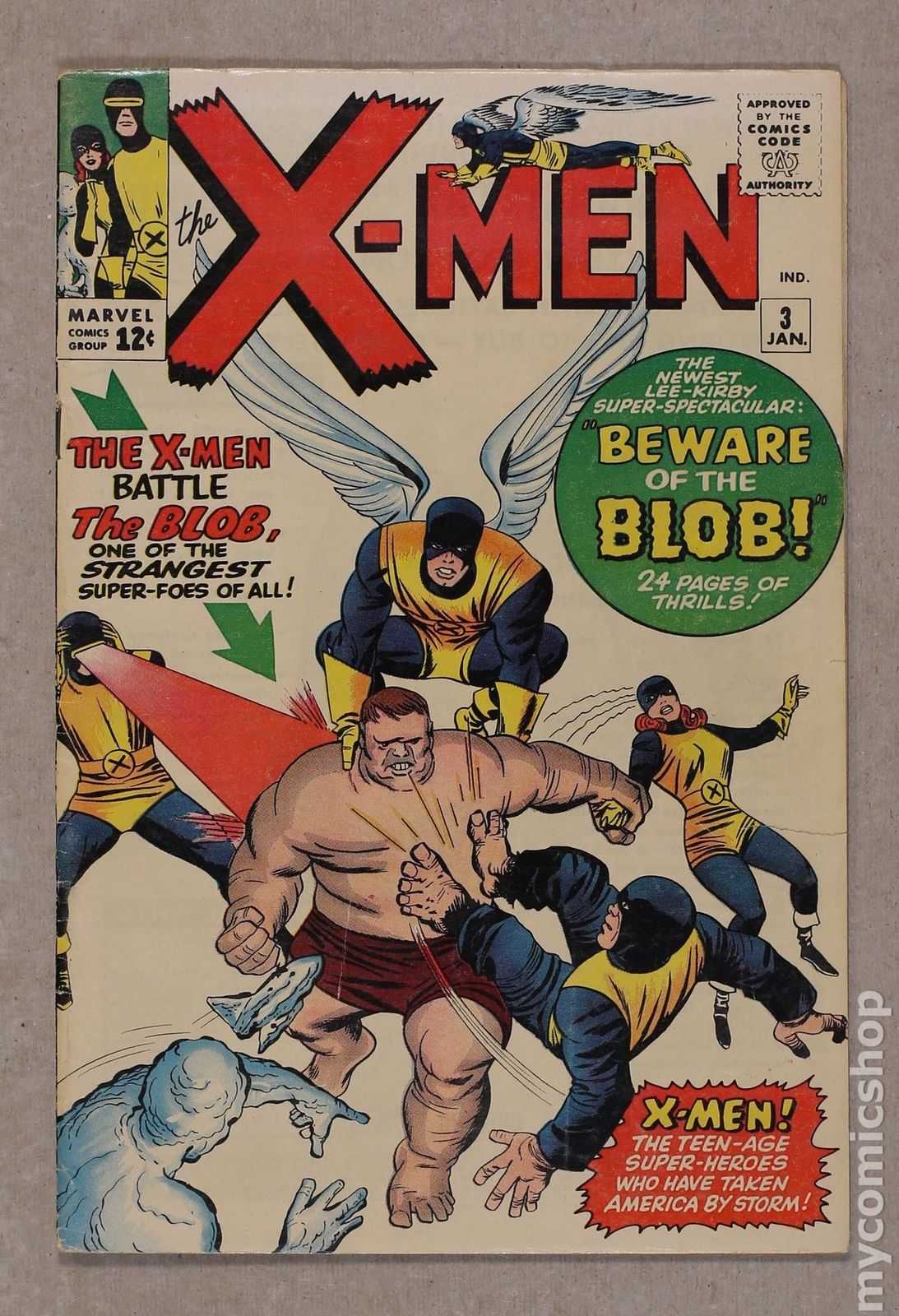 Uncanny X-Men (1963 1st Series) #3 VG+ 4.5