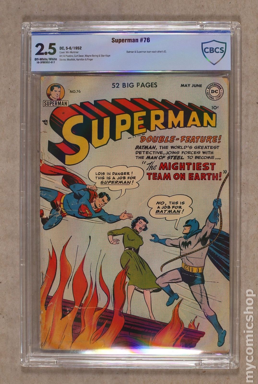 Superman (1939 1st Series) #76 CBCS 2.5