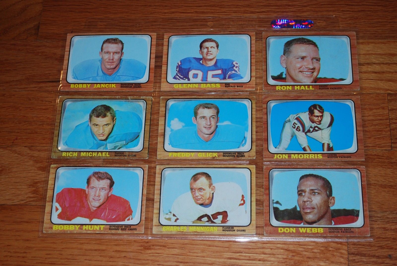 Lot of (16) Different 1966 Topps Football Cards