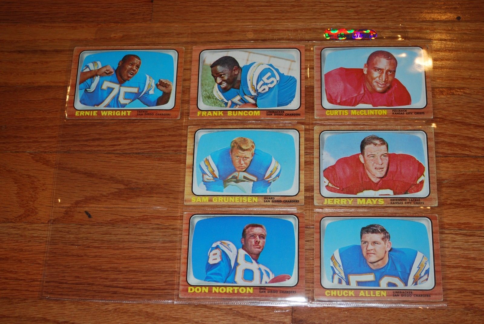 Lot of (16) Different 1966 Topps Football Cards