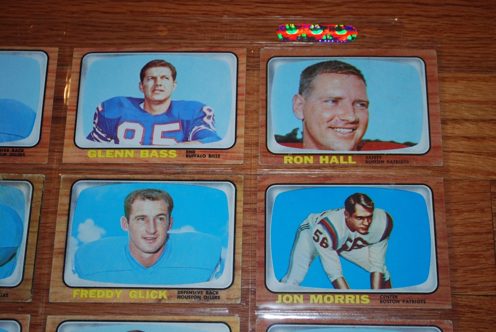 Lot of (16) Different 1966 Topps Football Cards