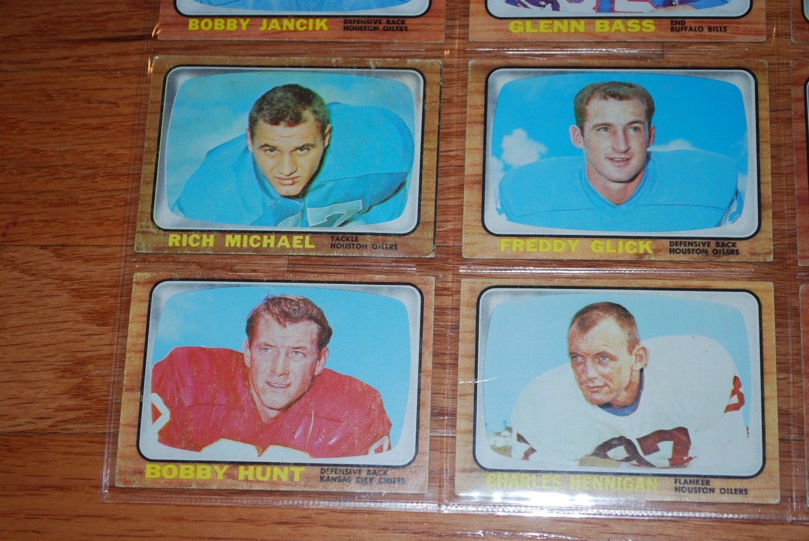 Lot of (16) Different 1966 Topps Football Cards