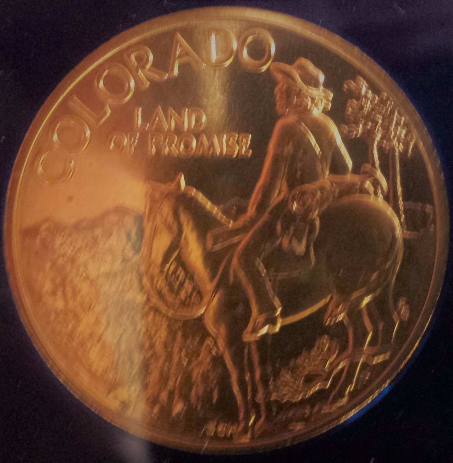 1976 Colorado Centennial Commemorative Medals 3-Coin Set LE - Set No. 807