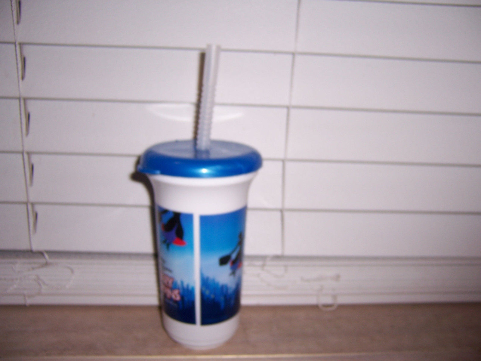 Disney's Mary Poppins Broadway Musical Souvenir Travel Drink Cup W/ Lid & Straw