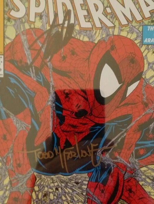 SPIDER-MAN #1 CGC 8.5 SS 2X Signed by STAN LEE + TODD MCFARLANE (8/1990) Marvel