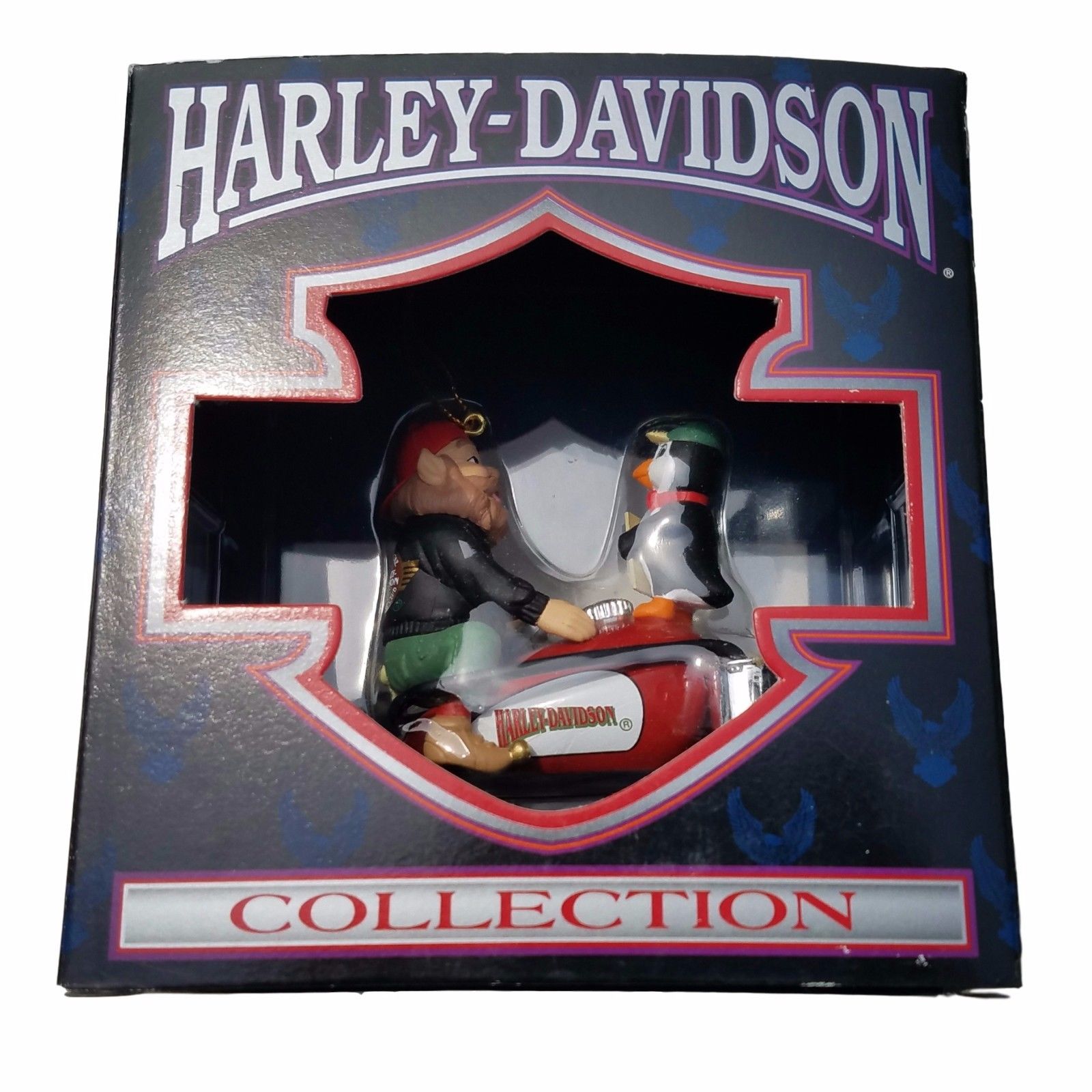 HARLEY DAVIDSON Motorcycle ~ Collectible Christmas Ornaments ~ Lot of 4