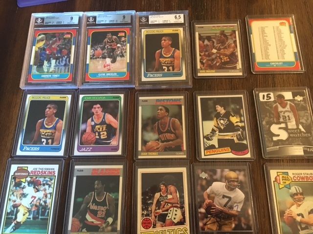 Huge Sports Card Lots:RC's, Inserts,PSA & BGS Stars & Old Wax- All Sports