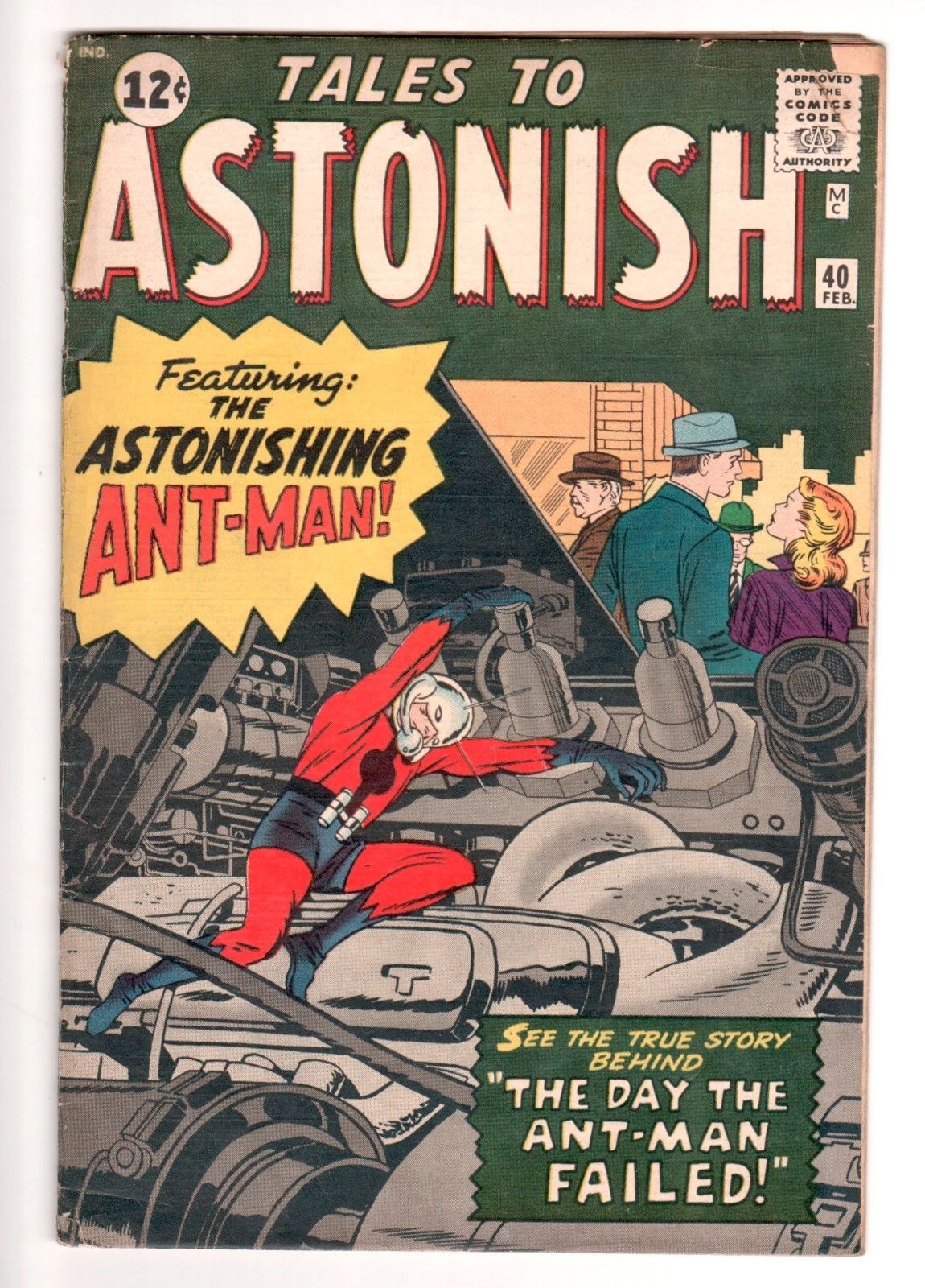 Tales To Astonish #40 (1959 Series) Ant-Man Feb 1963 Marvel VG