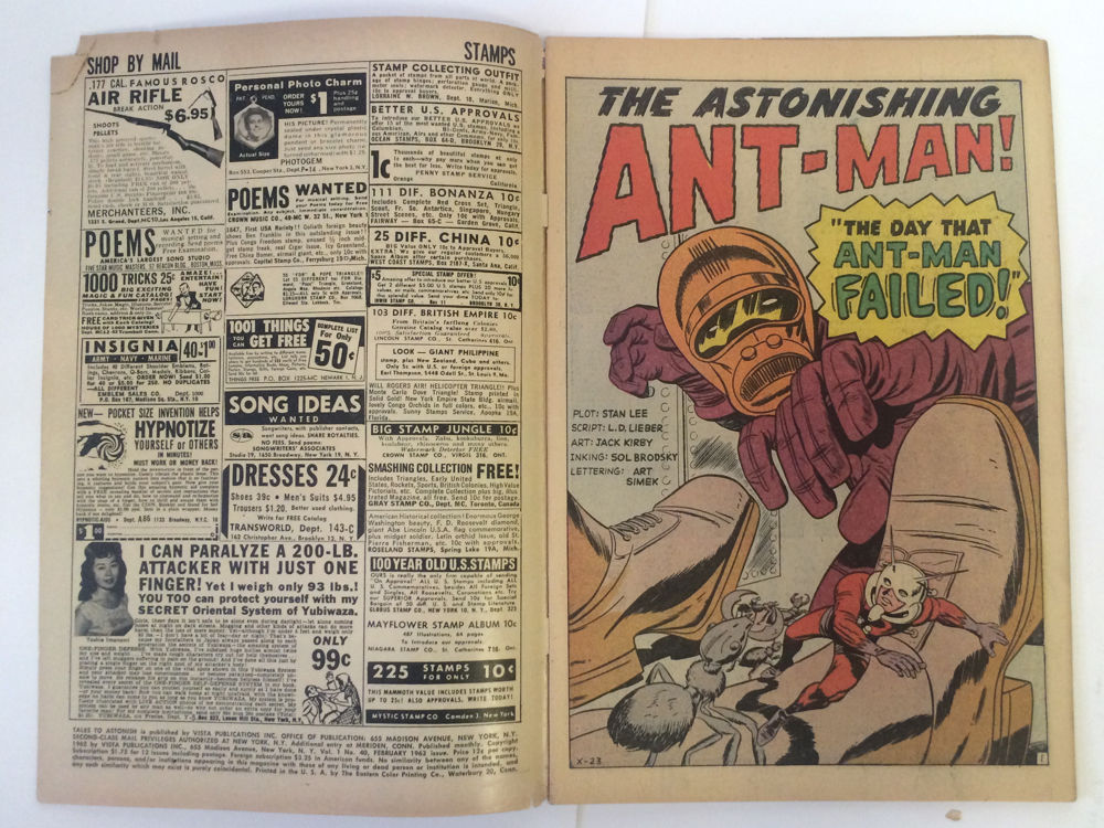 Tales To Astonish #40 (1959 Series) Ant-Man Feb 1963 Marvel VG