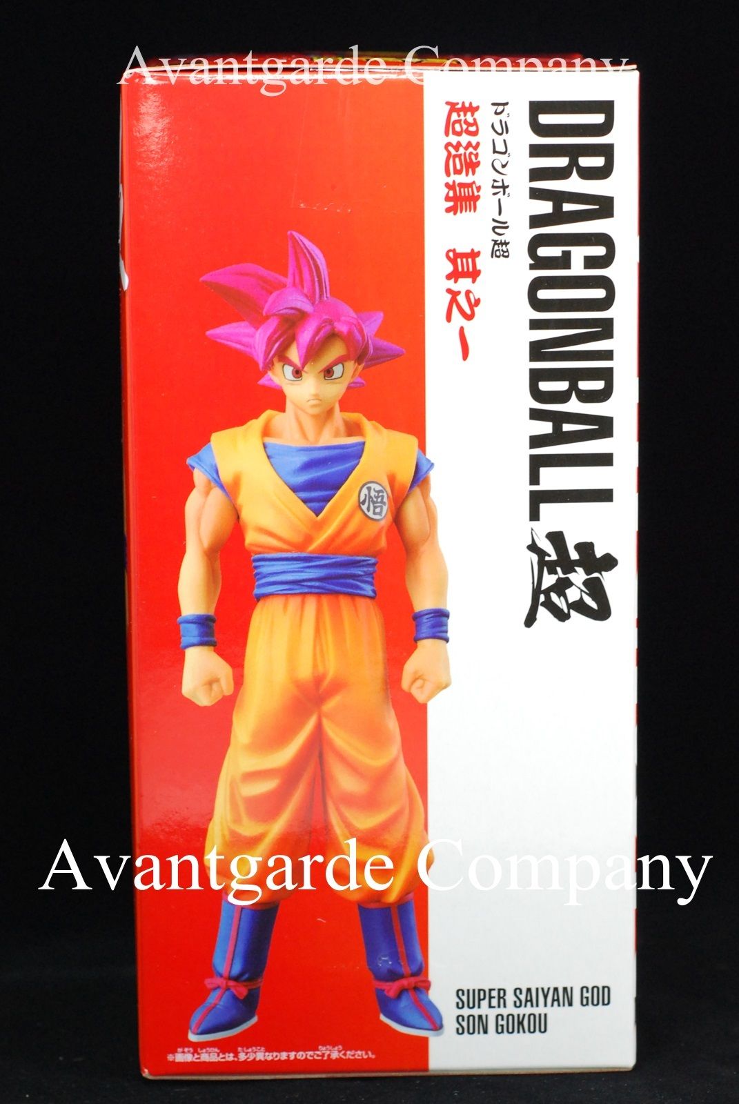 BANPRESTO DRAGONBALL SUPER SAIYAN GOD SON GOKOU STATUE THE FIGURE COLLECTION