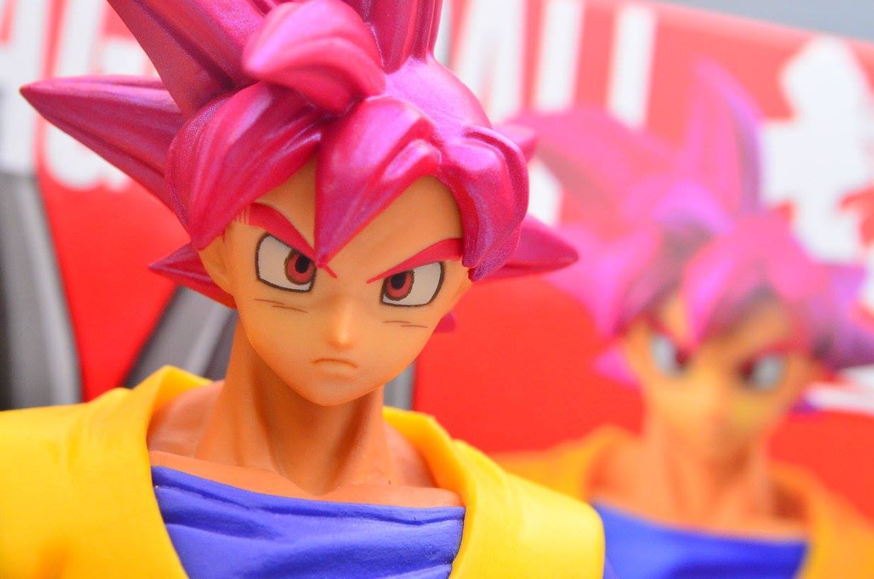 BANPRESTO DRAGONBALL SUPER SAIYAN GOD SON GOKOU STATUE THE FIGURE COLLECTION