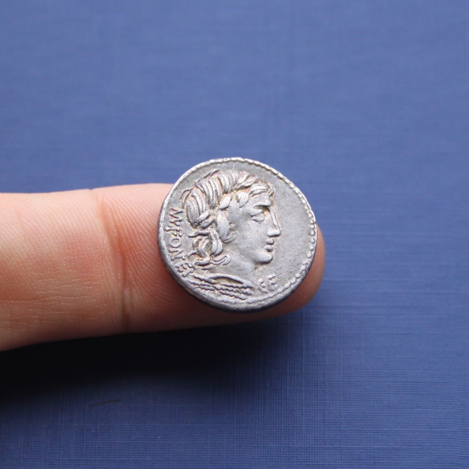 Republic Roman Silver Coin Denarius Unresearched C 100 BC