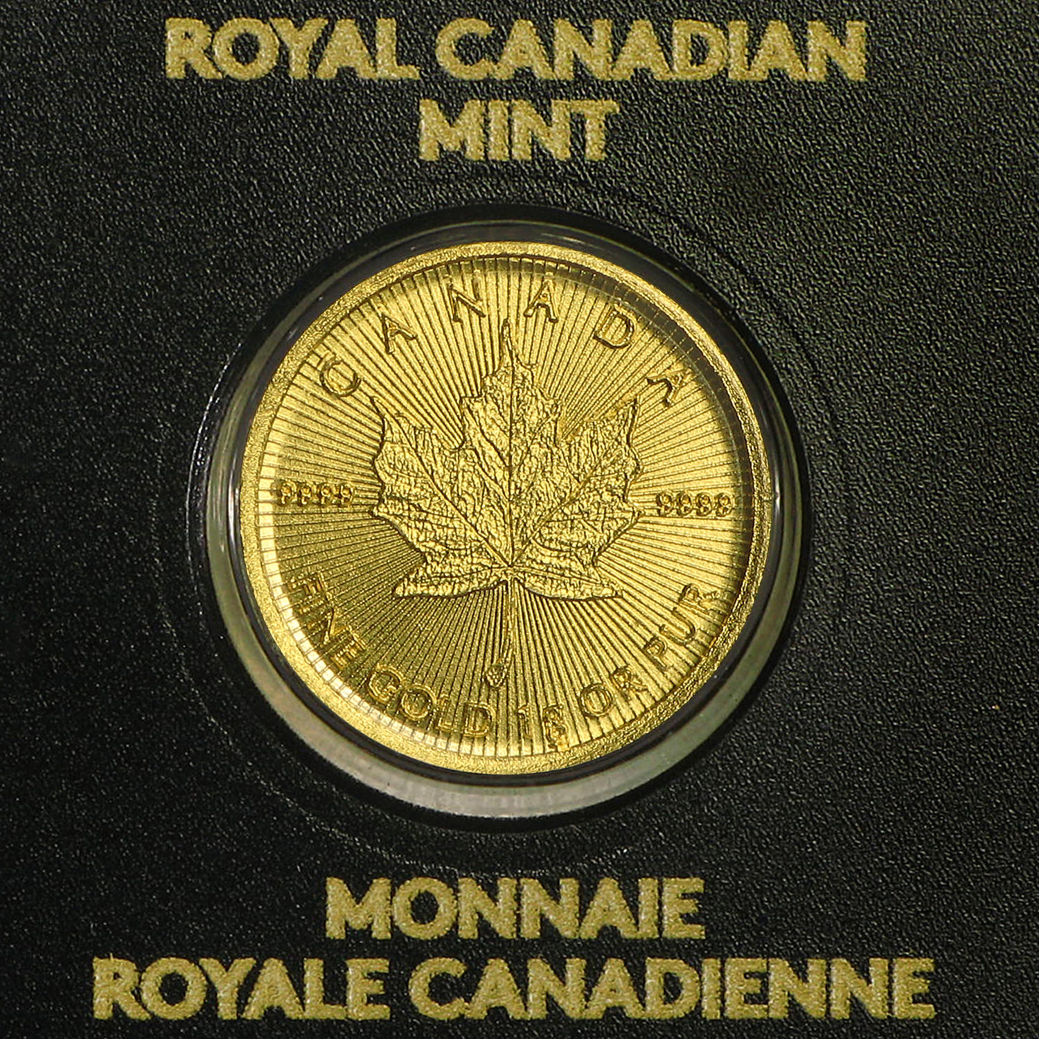 2016 25x 1 gram Gold Maple Leafs - Maplegram25™ (In Assay Sleeve) - SKU #94813