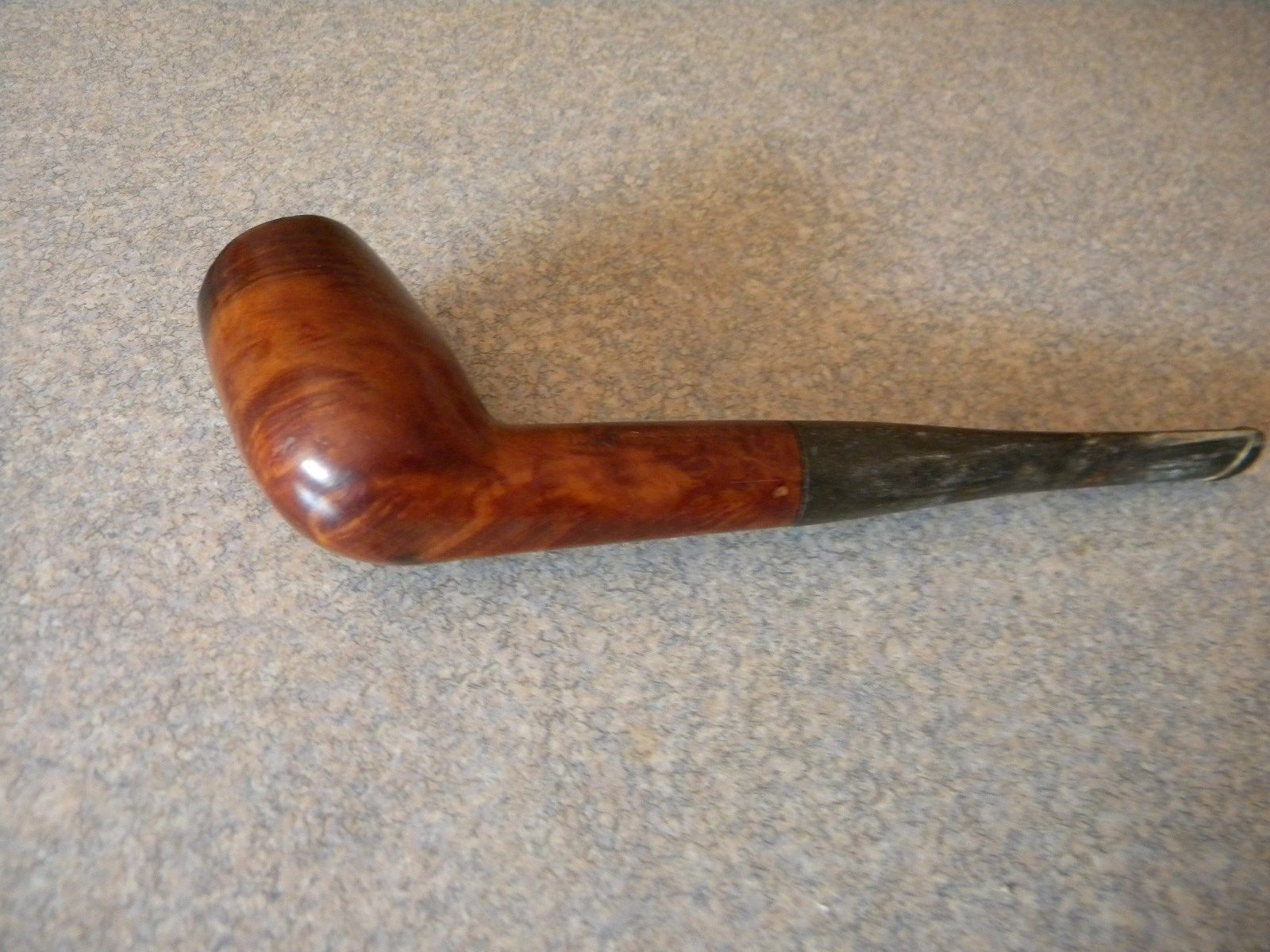 Vintage Estate Pipe L.J. Peretti, imported briar bowl. Used. Nice shape 5-3/4"