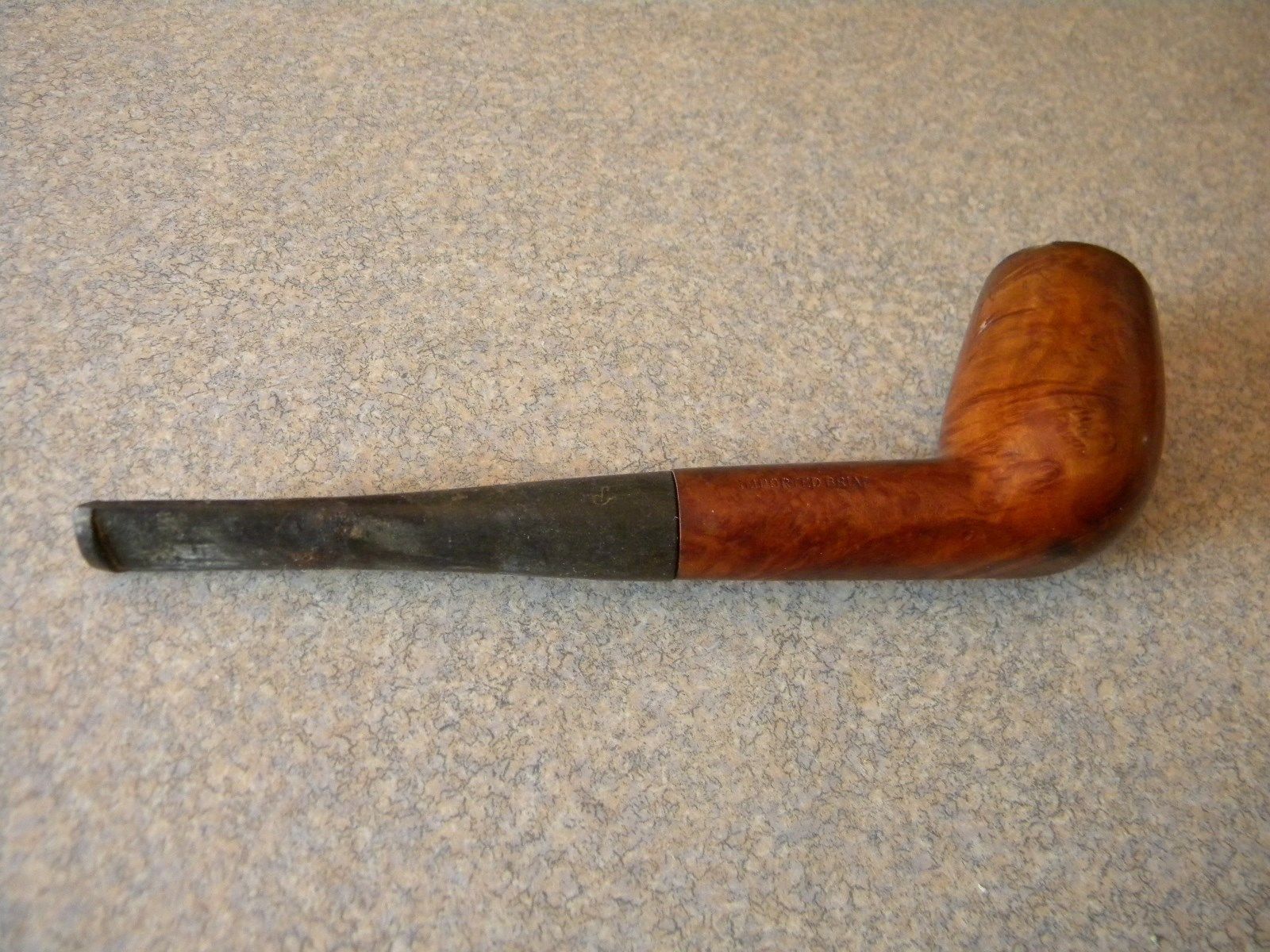 Vintage Estate Pipe L.J. Peretti, imported briar bowl. Used. Nice shape 5-3/4"