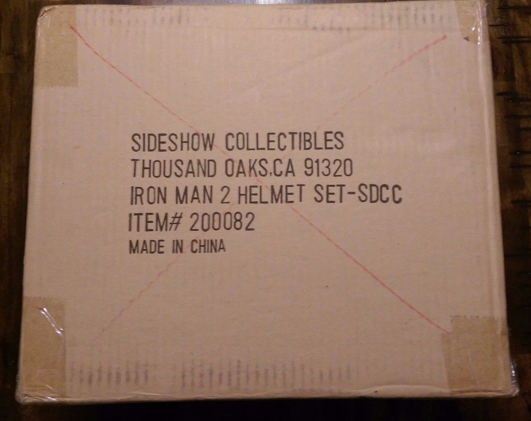 Sideshow IRON MAN 1/3 SCALE HELMET SET statue maquette 008 Mark V VI War Machine