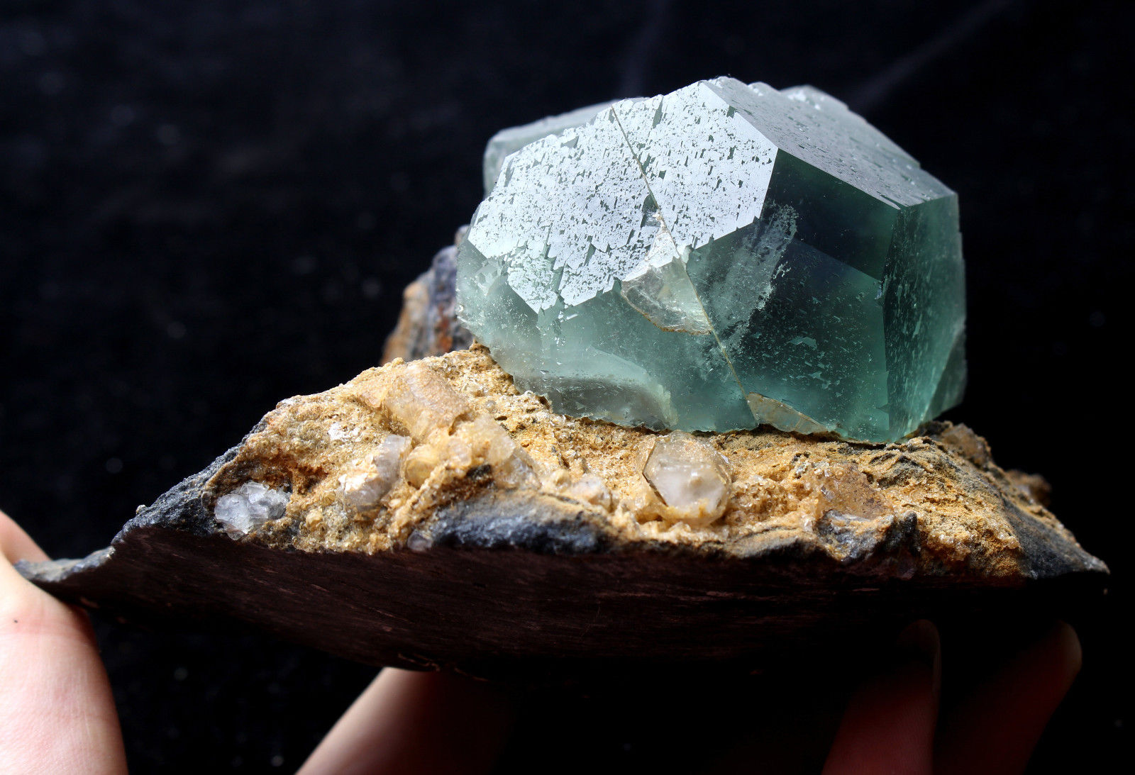 920g NATURAL Green.Blue FLUORITE Quartz Crystal Cluster  Mineral Specimen