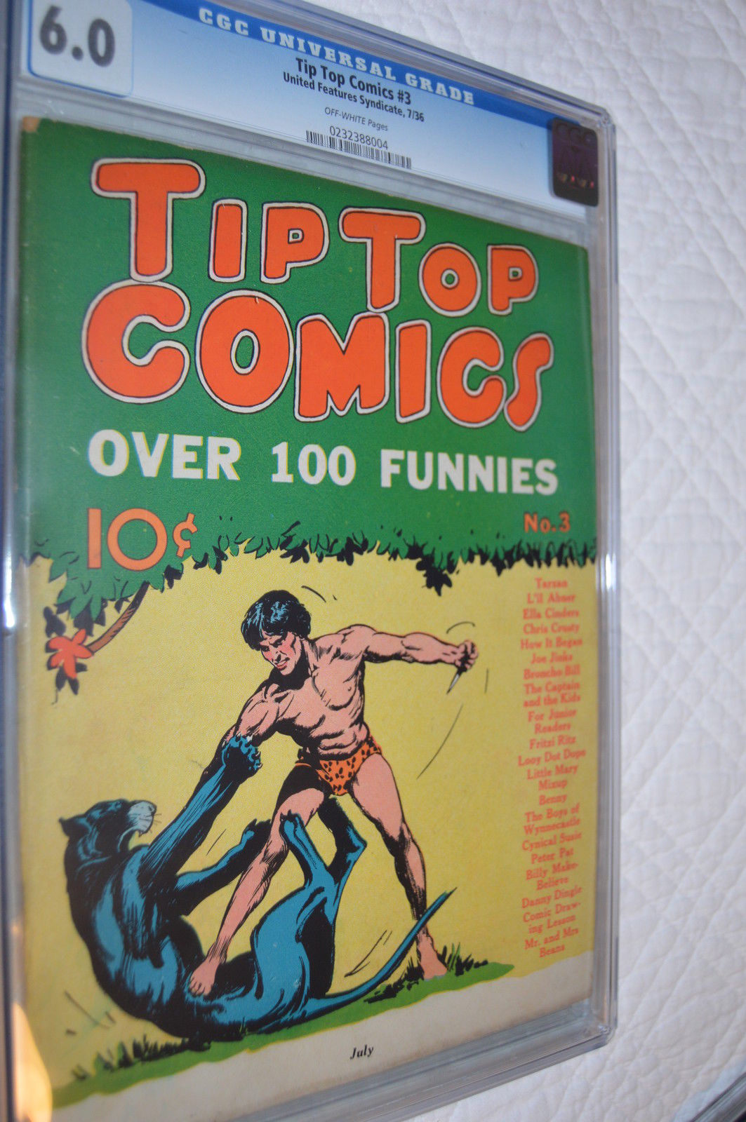 Tip Top Comics # 3 (1936) CGC 6.0