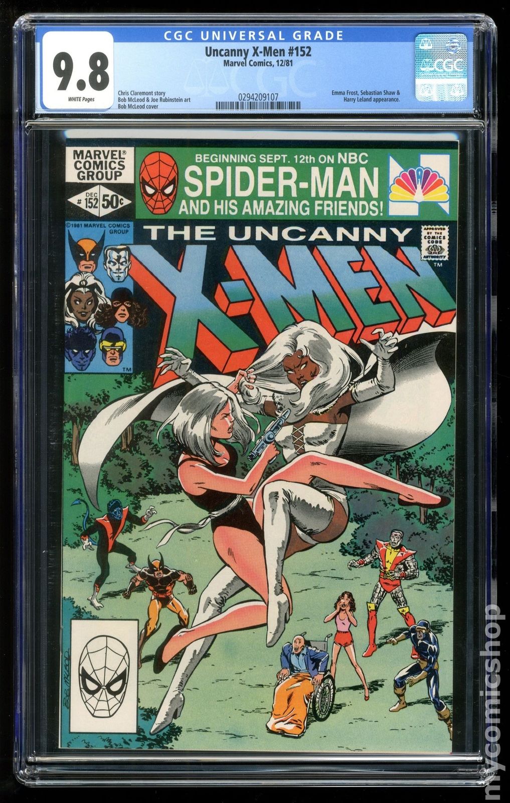 Uncanny X-Men (1963 1st Series) #152 CGC 9.8 0294209107