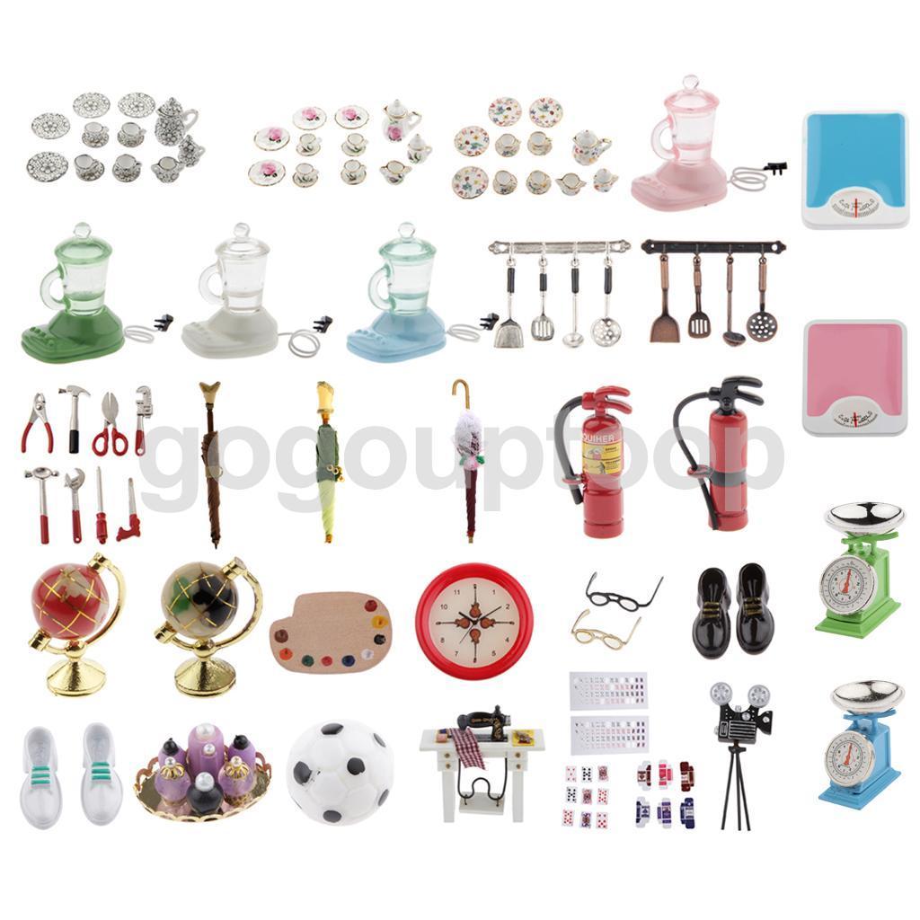 Dolls House Miniature Kitchenware Cookware for Home Kitchen Accessories 12th