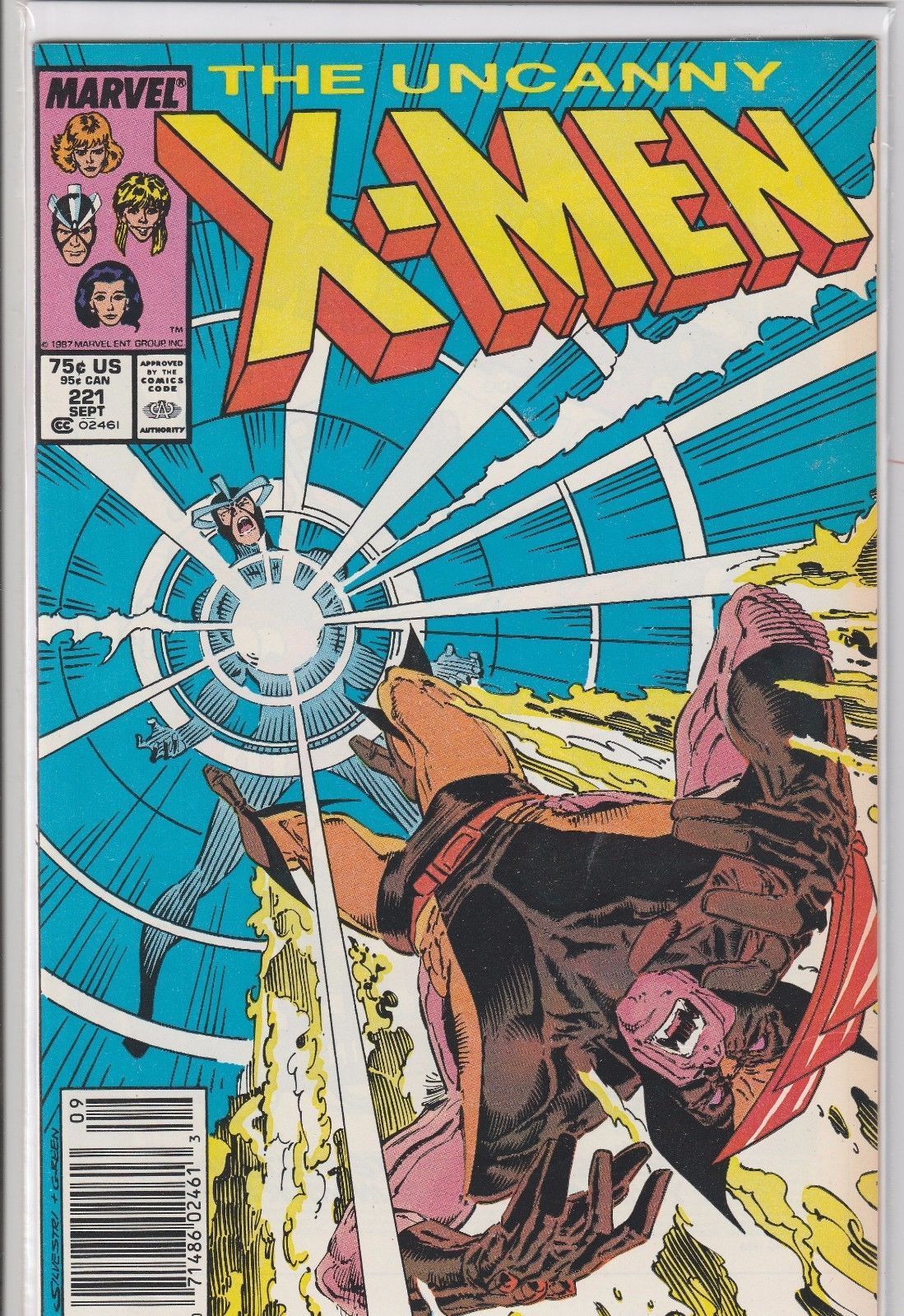 MARVEL COMICS UNCANNY X-MEN #221 1987 - NM 1st appearance of MISTER SINISTER