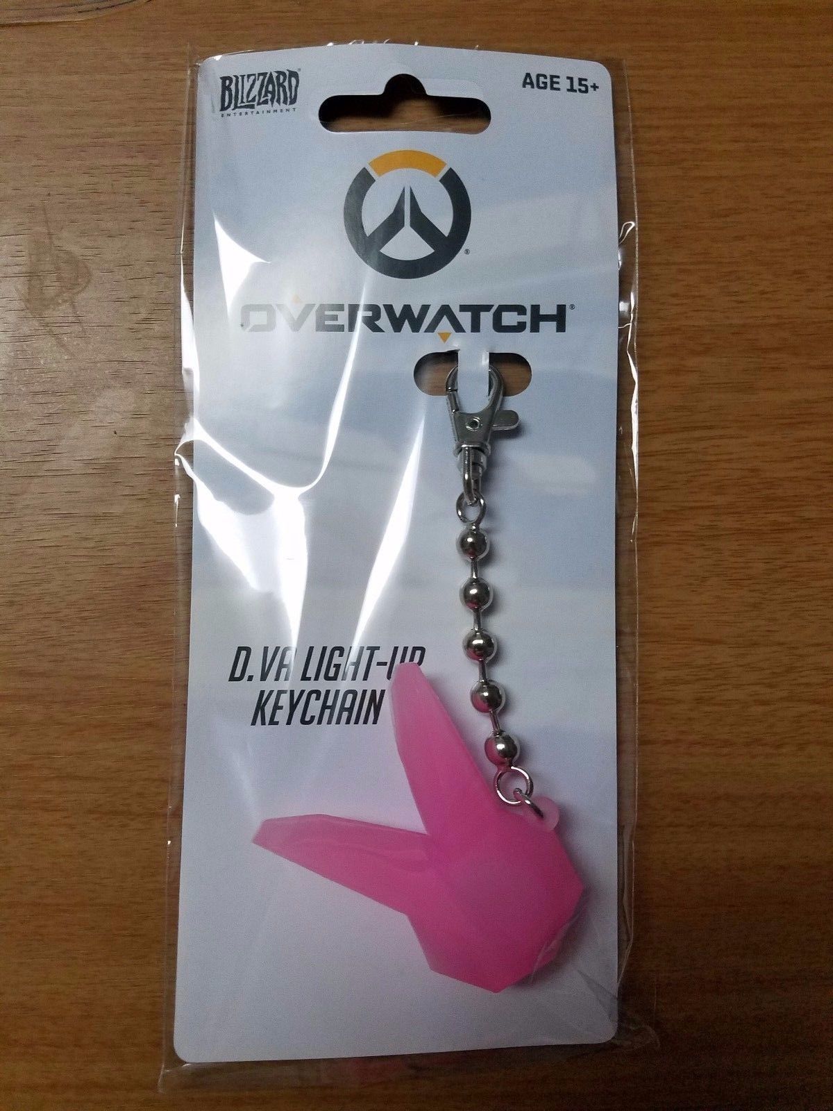 2017 SDCC Blizzard OVERWATCH D.Va Light up Keychain 