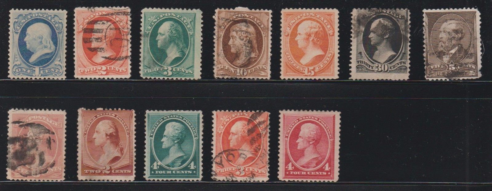 *1879 ~1888 U.S Stamp Collection Mint & Used / Scott Value $1200+