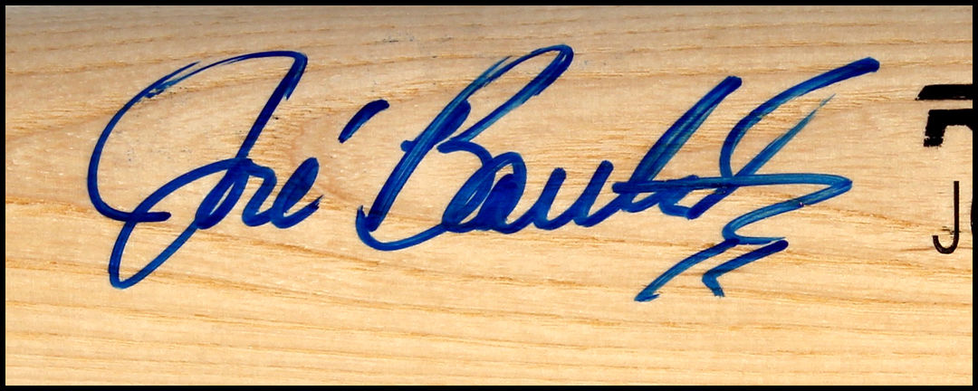 JOSE BAUTISTA AUTOGRAPHED SIGNED PRO MODEL BASEBALL BAT BLUE JAYS JSA COA