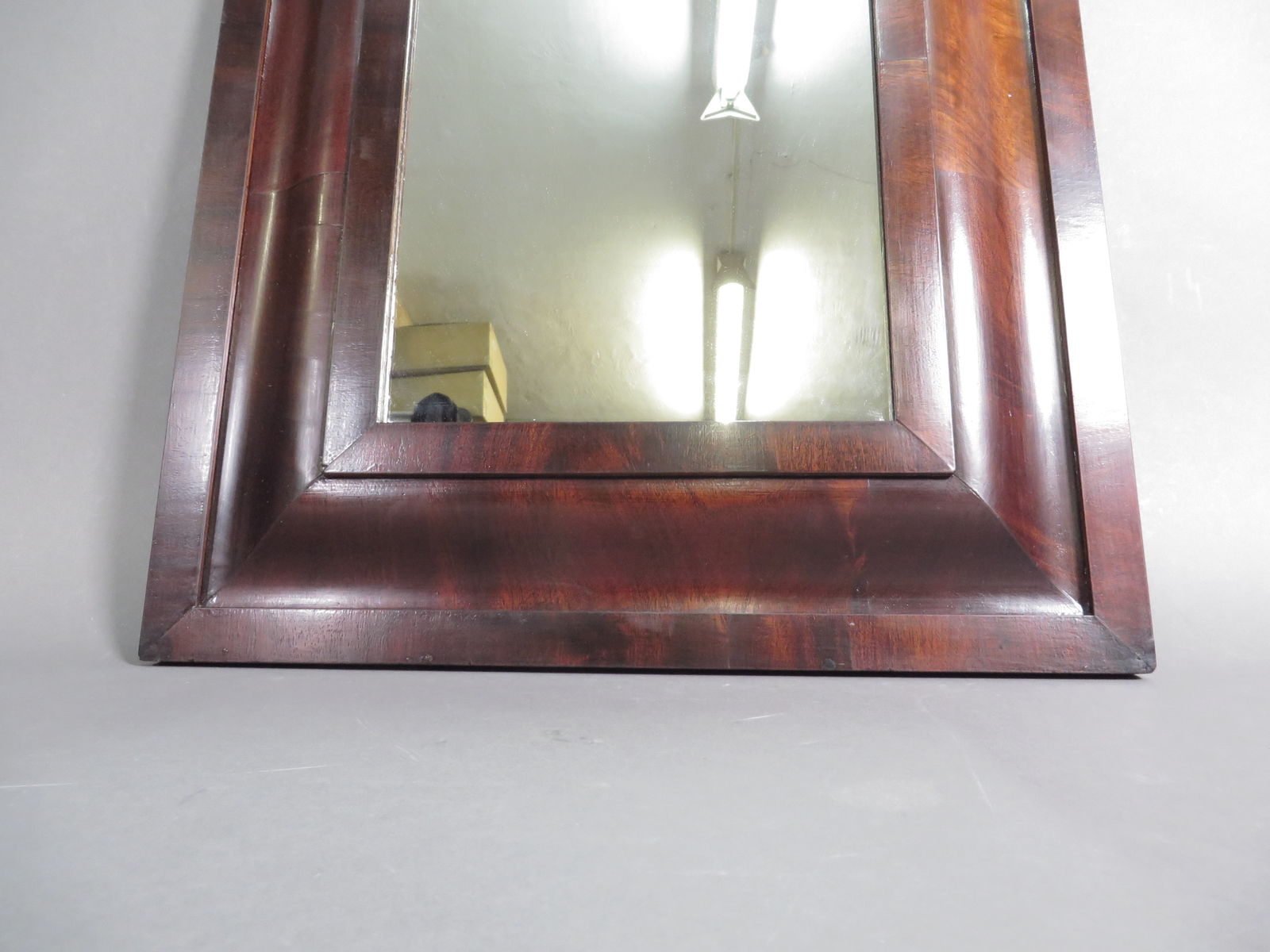 Antique Empire OGEE Mirror Picture Photo Frame Vintage Wooden