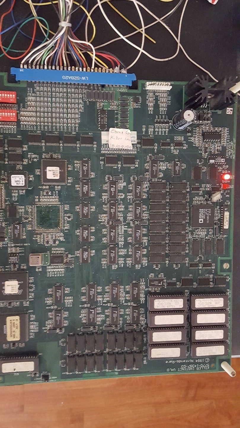 KILLER INSTINCT JAMMA CPU, pcb, jamma board