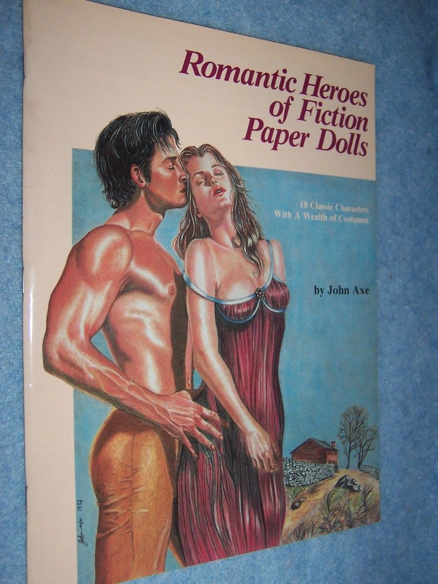 1988 Romantic Heroes of Fiction Paper Dolls by John Axe