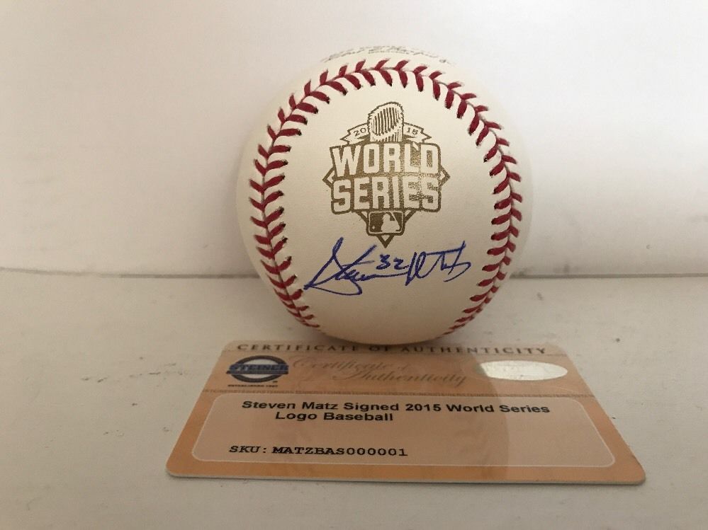 Steven Matz Signed Autographed World Series Baseball Ball New York Mets w/ COA