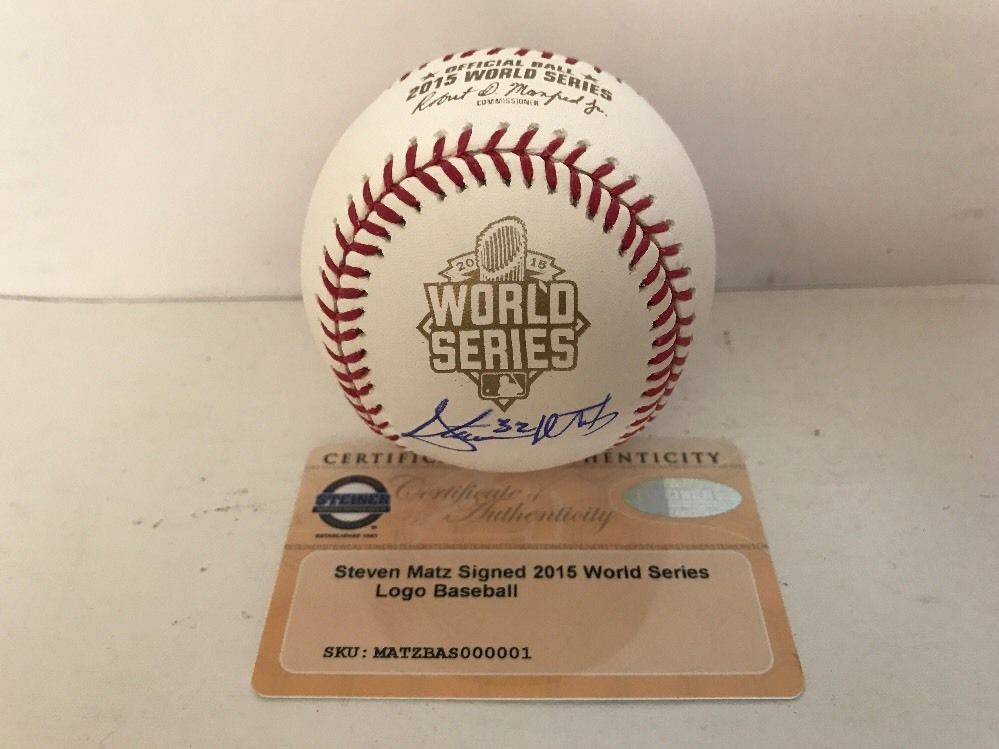 Steven Matz Signed Autographed World Series Baseball Ball New York Mets w/ COA