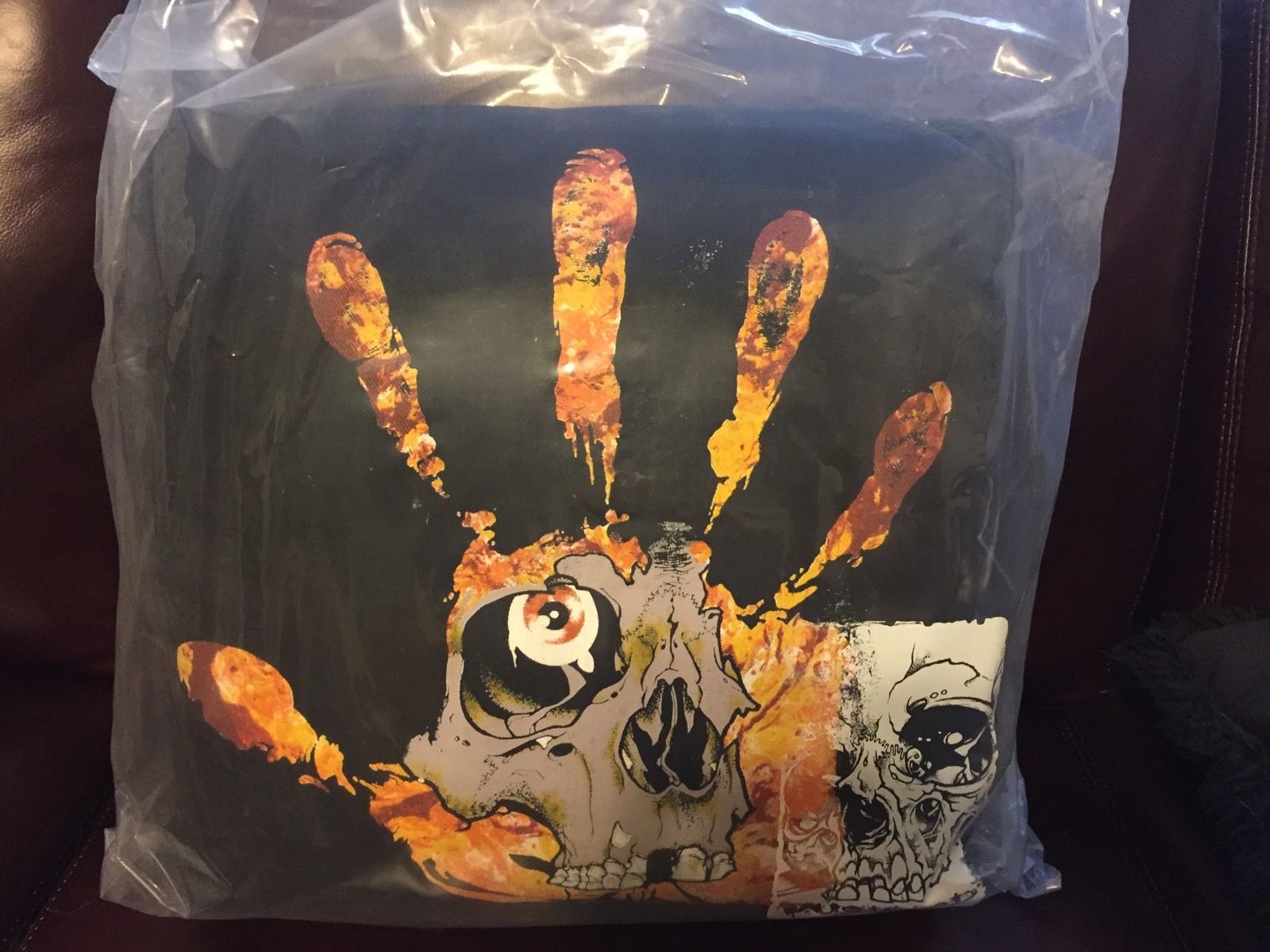 Pushead Hand Of Fear Pillow RARE Metallica Misfits NEW