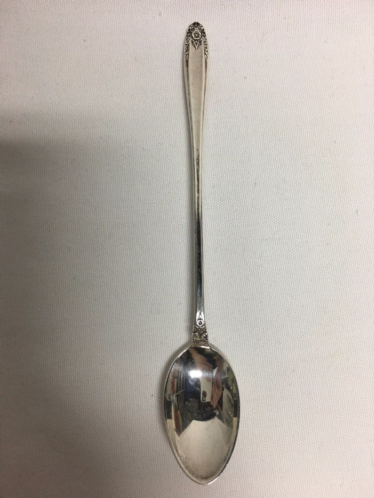 International Prelude Sterling Silver Ice Tea Spoon 7 3/8" No Mono