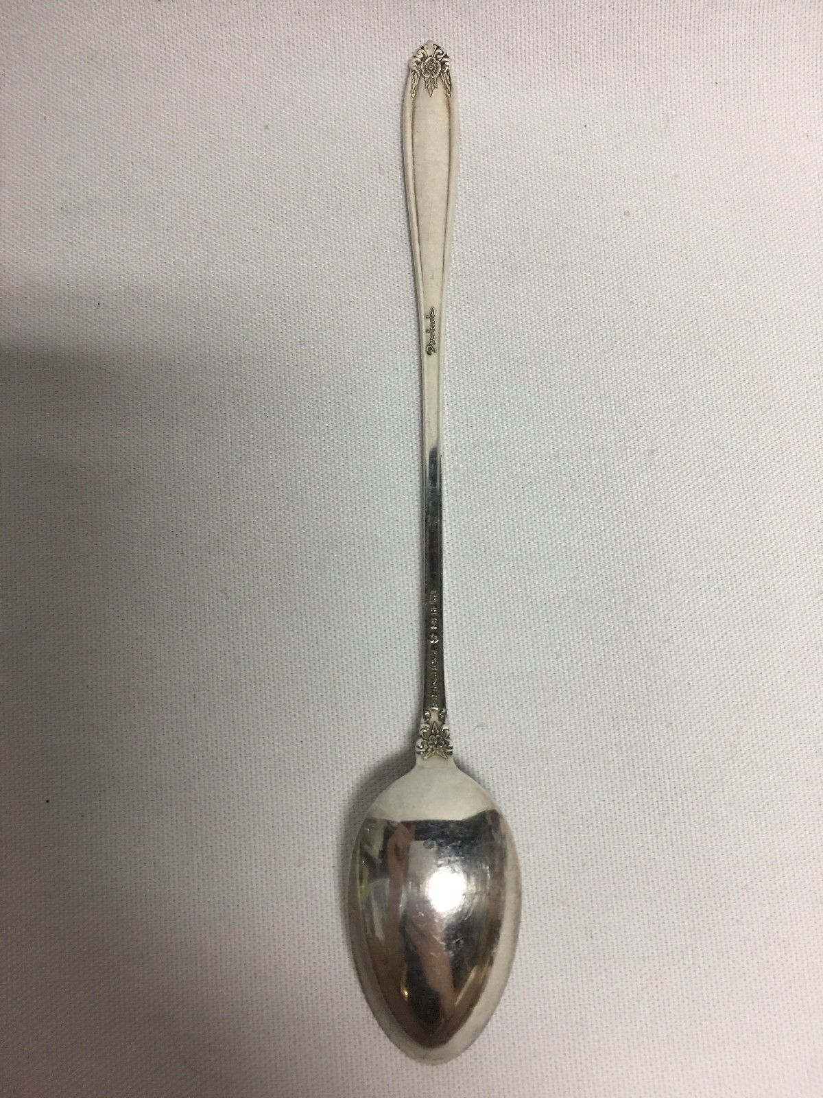 International Prelude Sterling Silver Ice Tea Spoon 7 3/8" No Mono