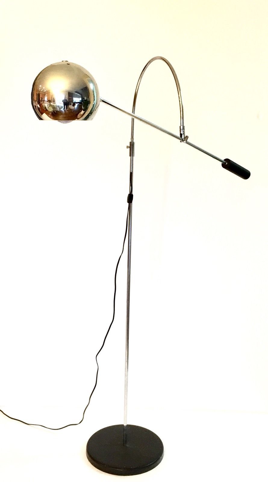 Vintage Original, mid century modern, Orbiter Floor Lamp by Robert Sonneman