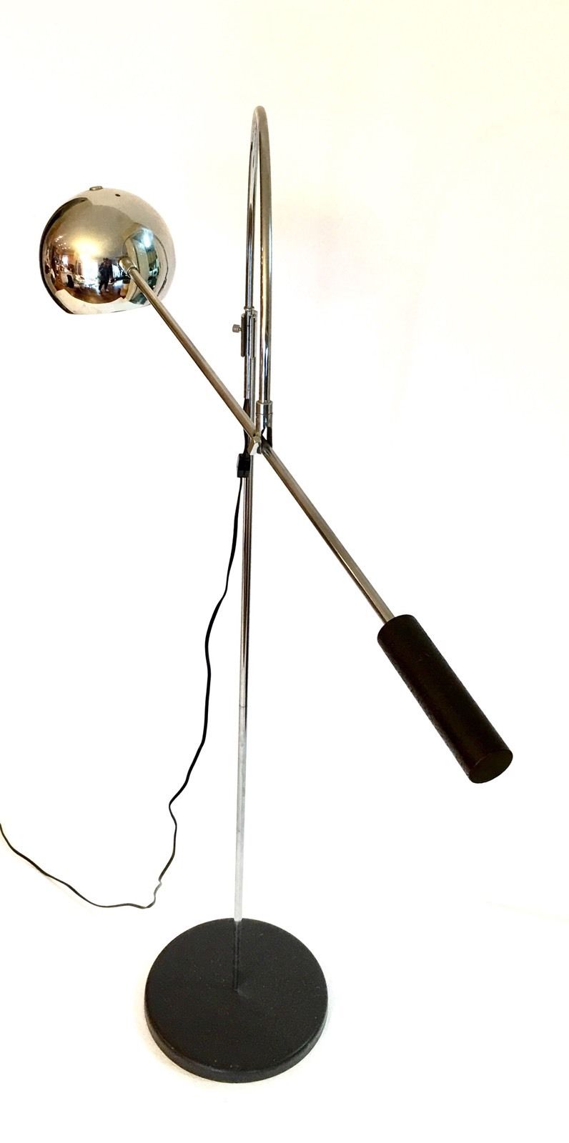 Vintage Original, mid century modern, Orbiter Floor Lamp by Robert Sonneman