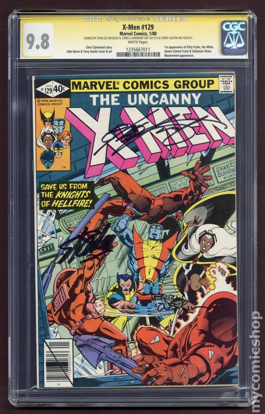 Uncanny X-Men (1963 1st Series) #129 CGC 9.8 SS 1235667011