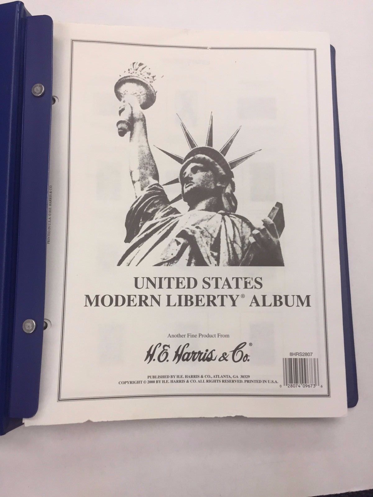 Modern United States Liberty Stamp Album