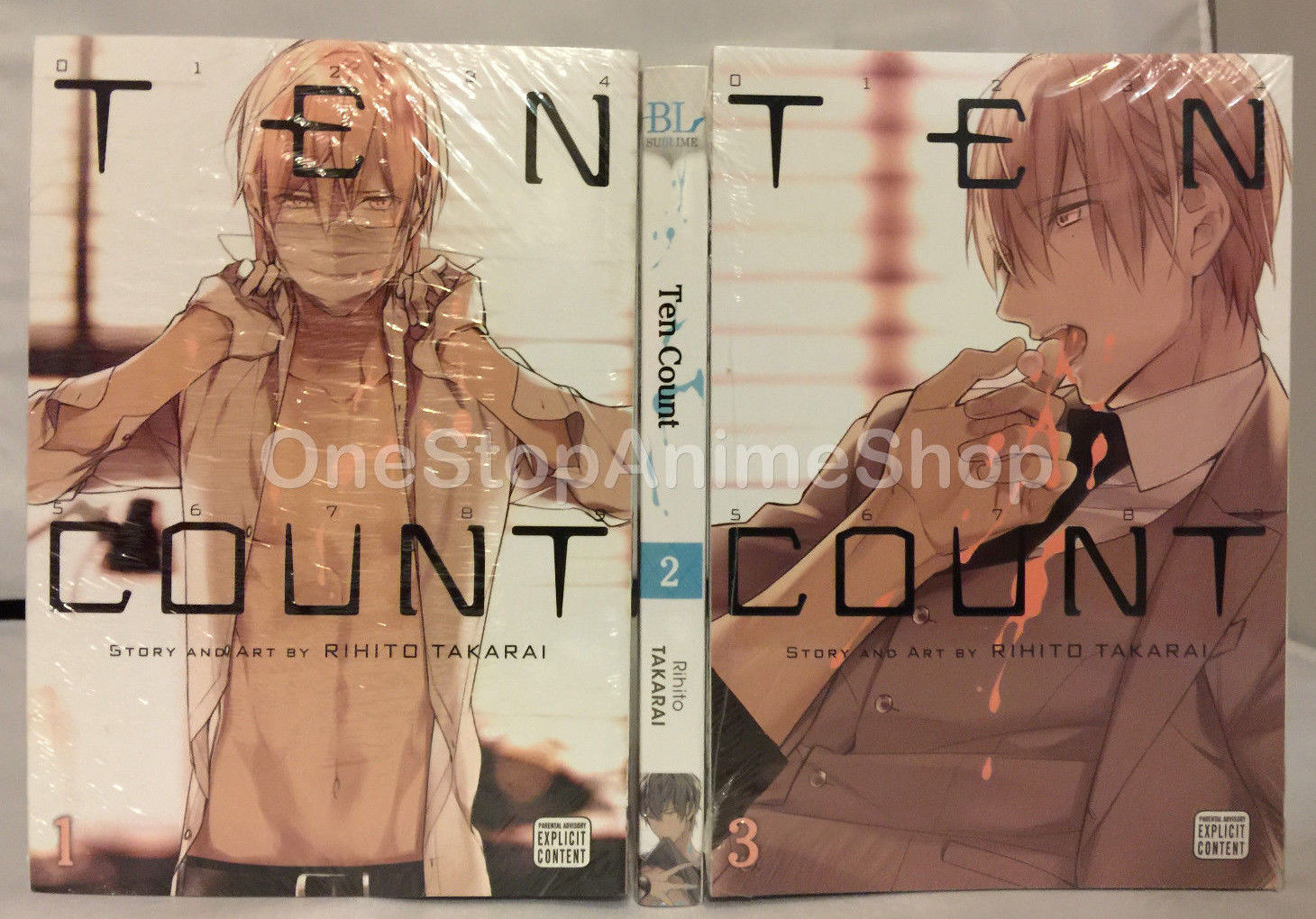 Ten Count yaoi manga set volumes 1-5 english paperback new sealed