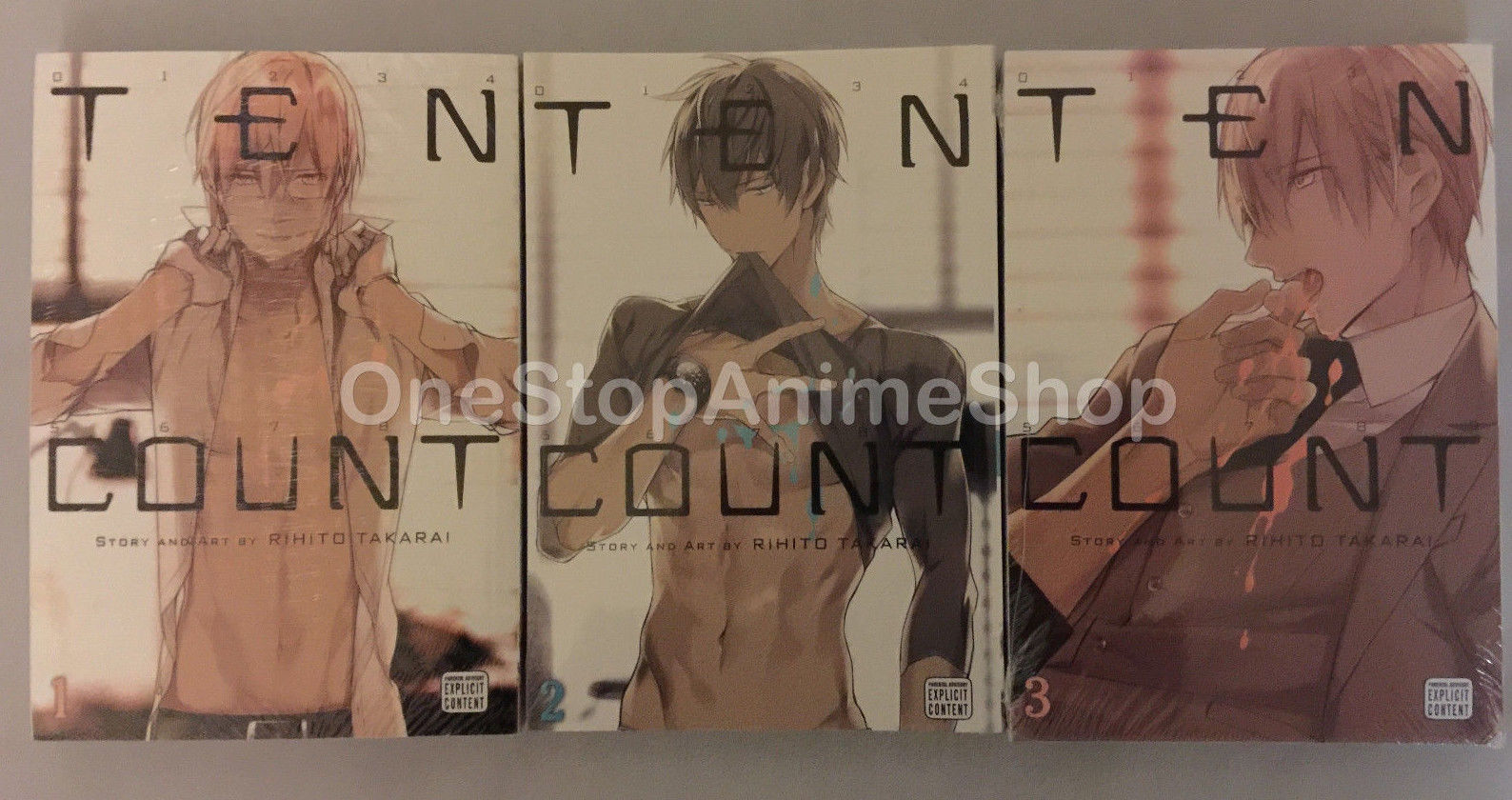 Ten Count yaoi manga set volumes 1-5 english paperback new sealed