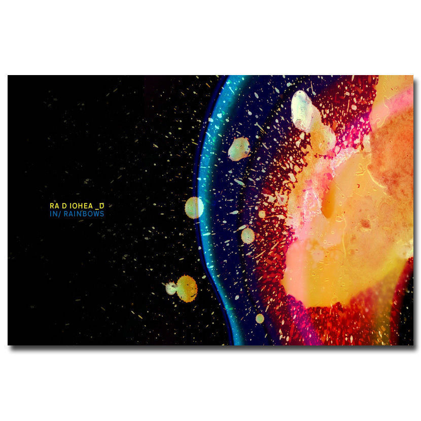 Radiohead - Psychedelic Trippy Art Silk Poster 24x36inch