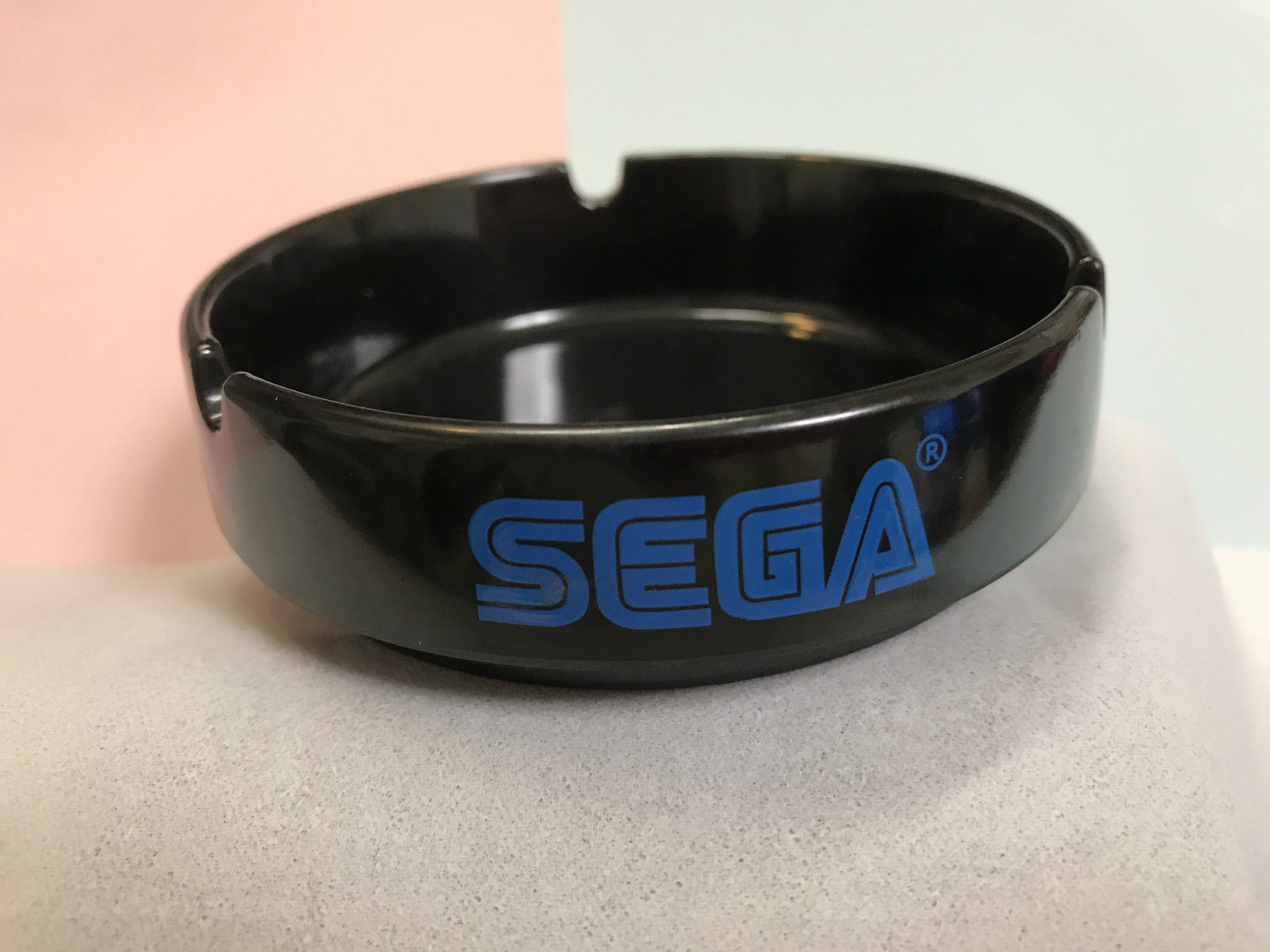 SEGA ashtray BLACK from Arcade Game Center Japan cendrier posacenere