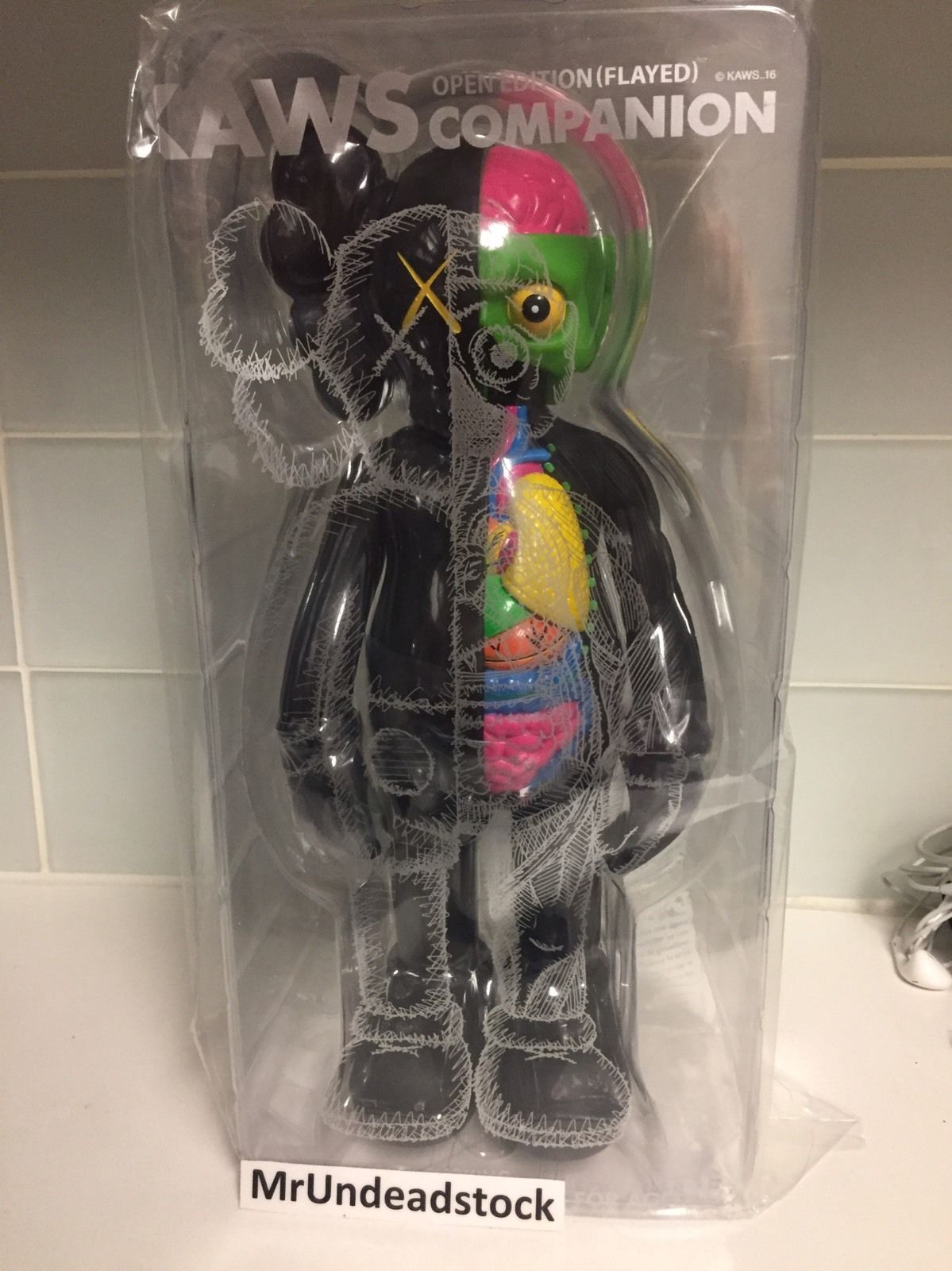 Medicom x Kaws Flayed Dissected Companion Black Original Colorway at The Modern