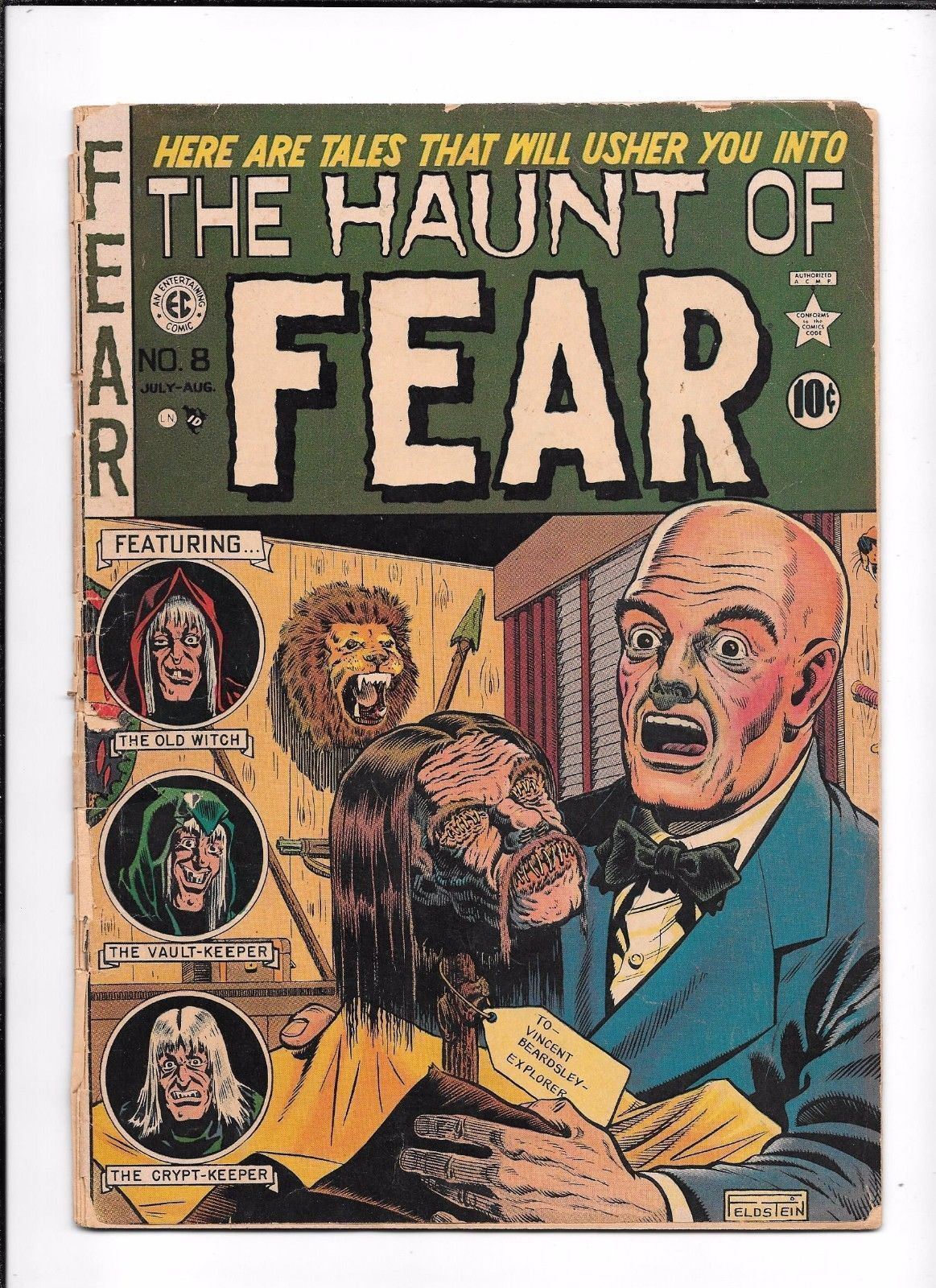 HAUNT OF FEAR 8 ==> GD+ SHRUNKEN HEAD EC COMICS 1951 *SCARCE*