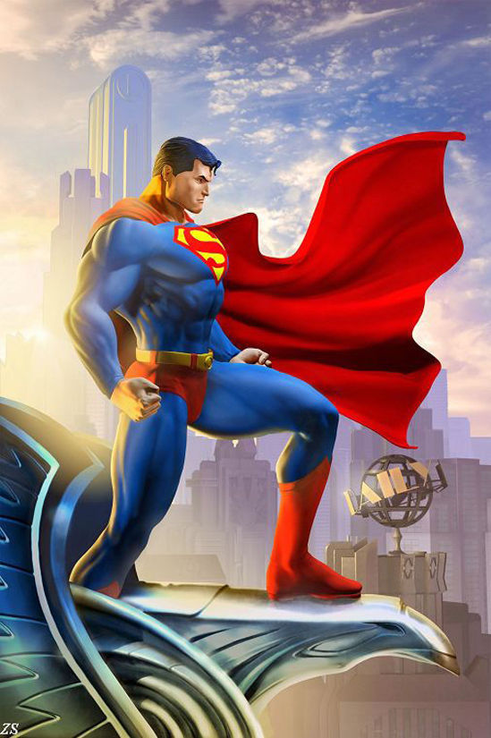 Wonderful Movie New Super Man Art Silk Poster 24x36inch